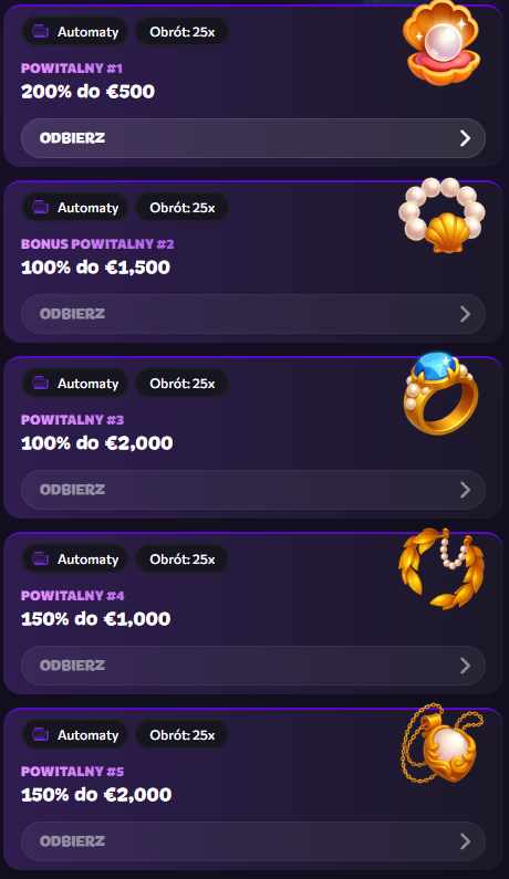 Aphrodite Casino bonus